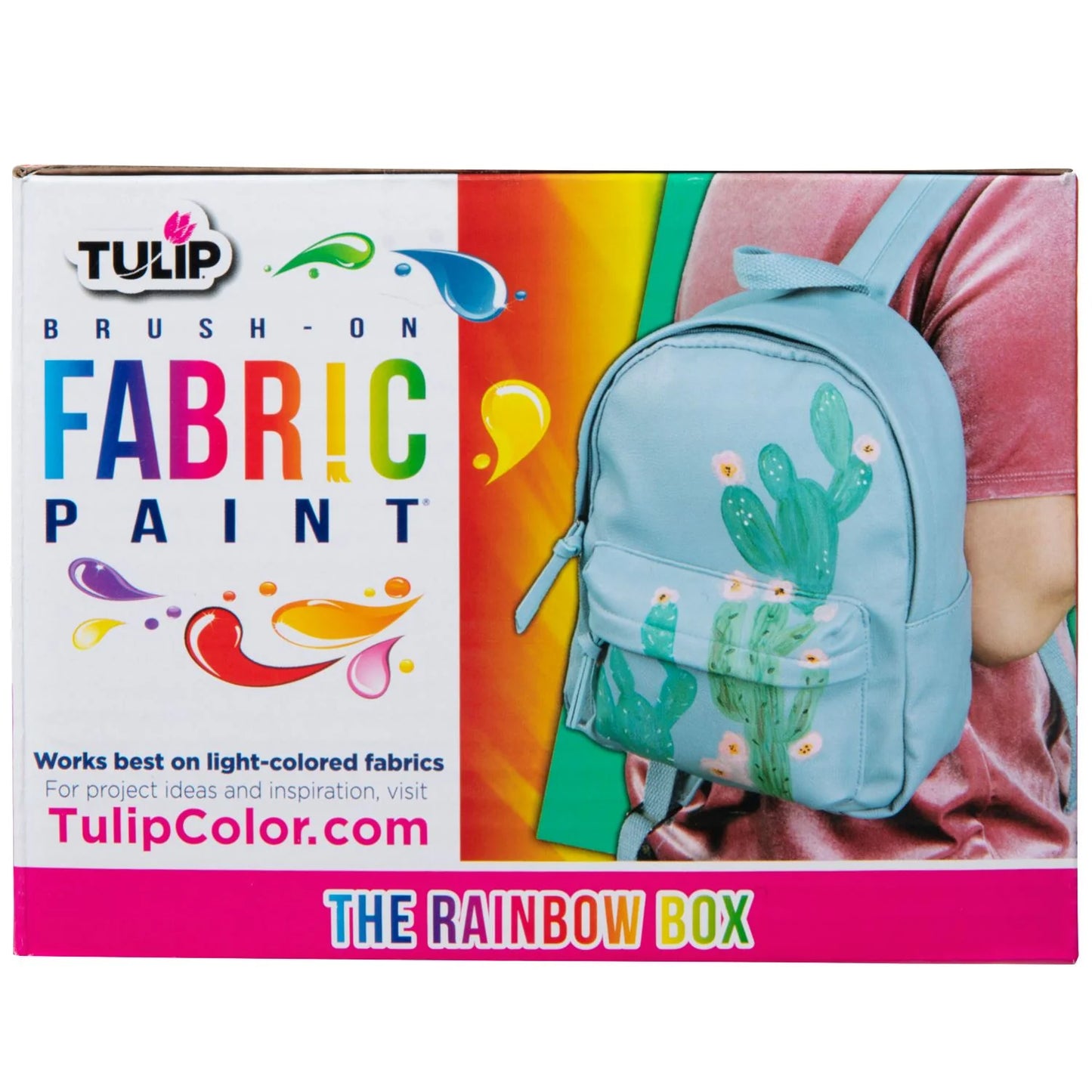 Tulip Brush-On Fabric Paint Rainbow 14 Pack