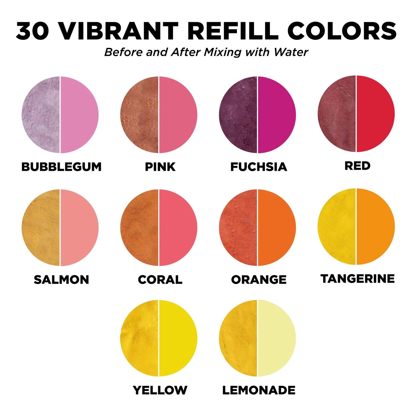 Tulip Tie-Dye Refills Color Wheel 30 Pack