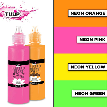 Tulip Electric Neons 16 fl. oz. 4-Color Dye Kit