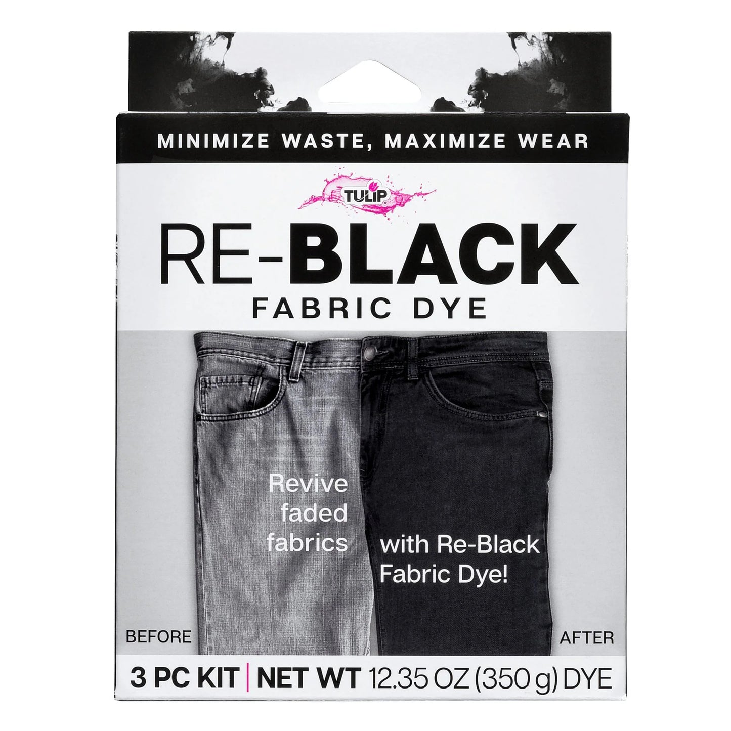 Tulip Re-Black Fabric Dye Kit