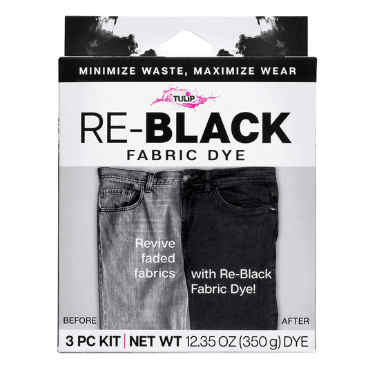 Tulip Re-Black Fabric Dye Kit