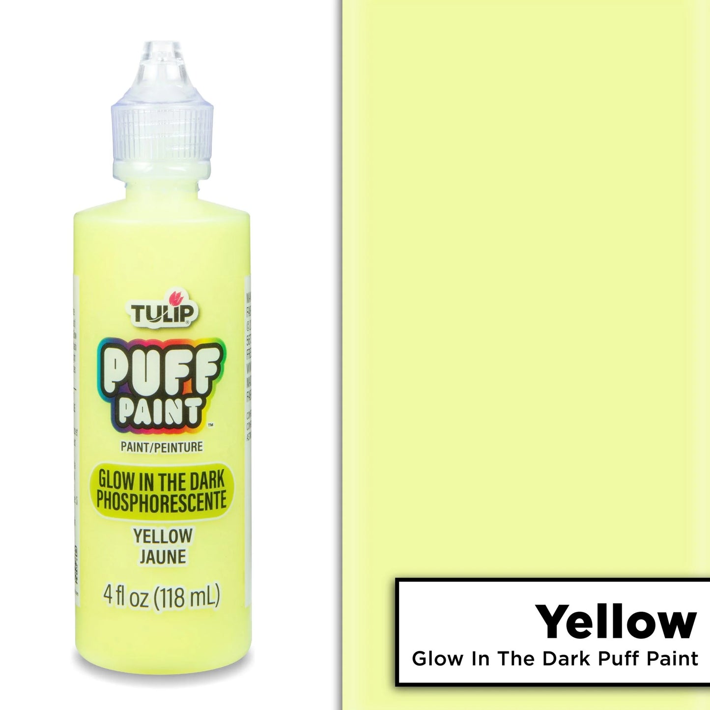 Tulip Puff Paint Glow Yellow 4 fl. oz.