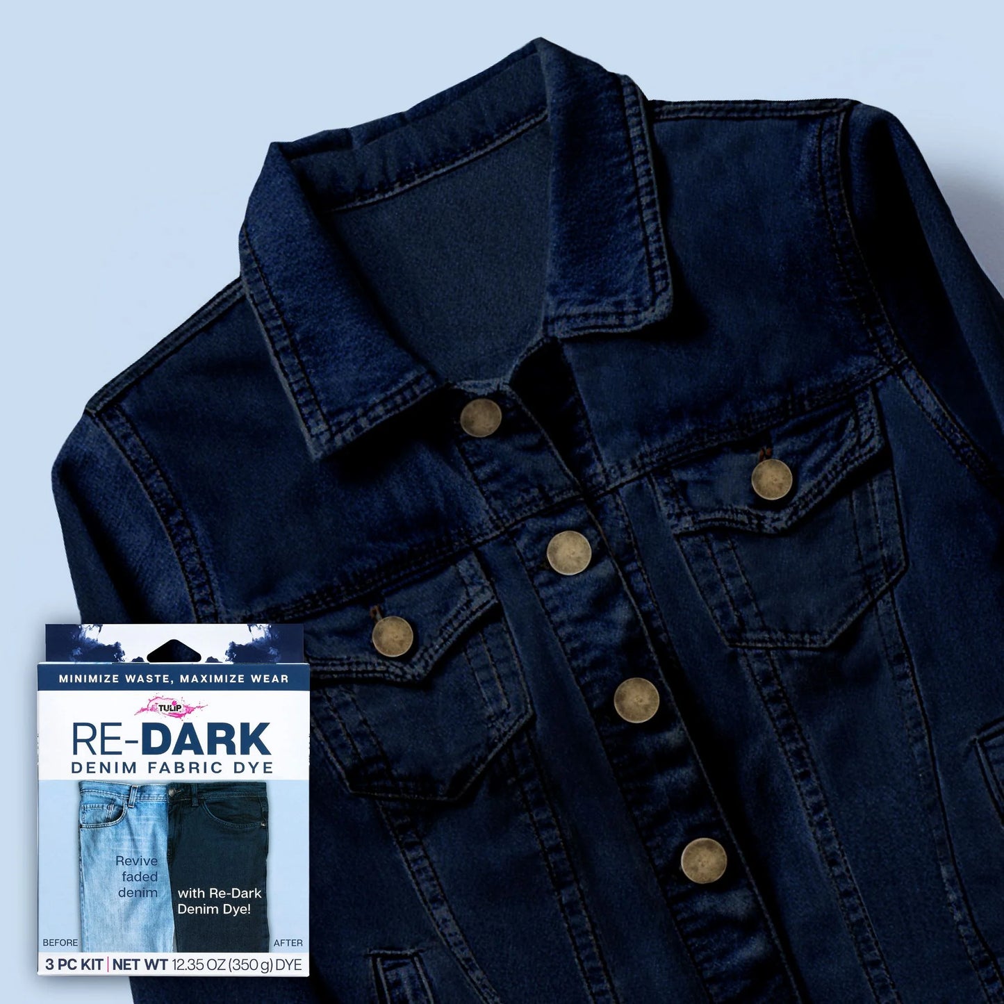 Tulip Re-Dark Denim Fabric Dye Kit