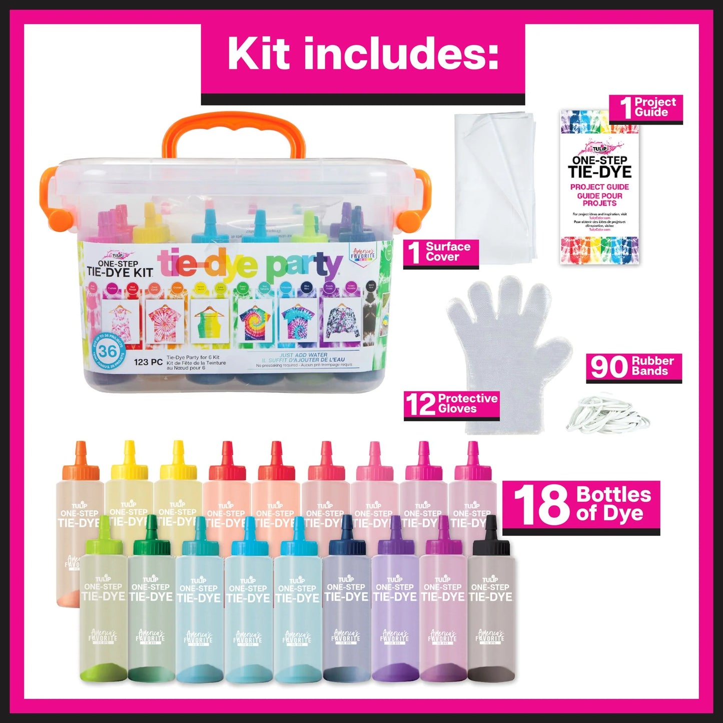 Tulip Tie-Dye Party Kit