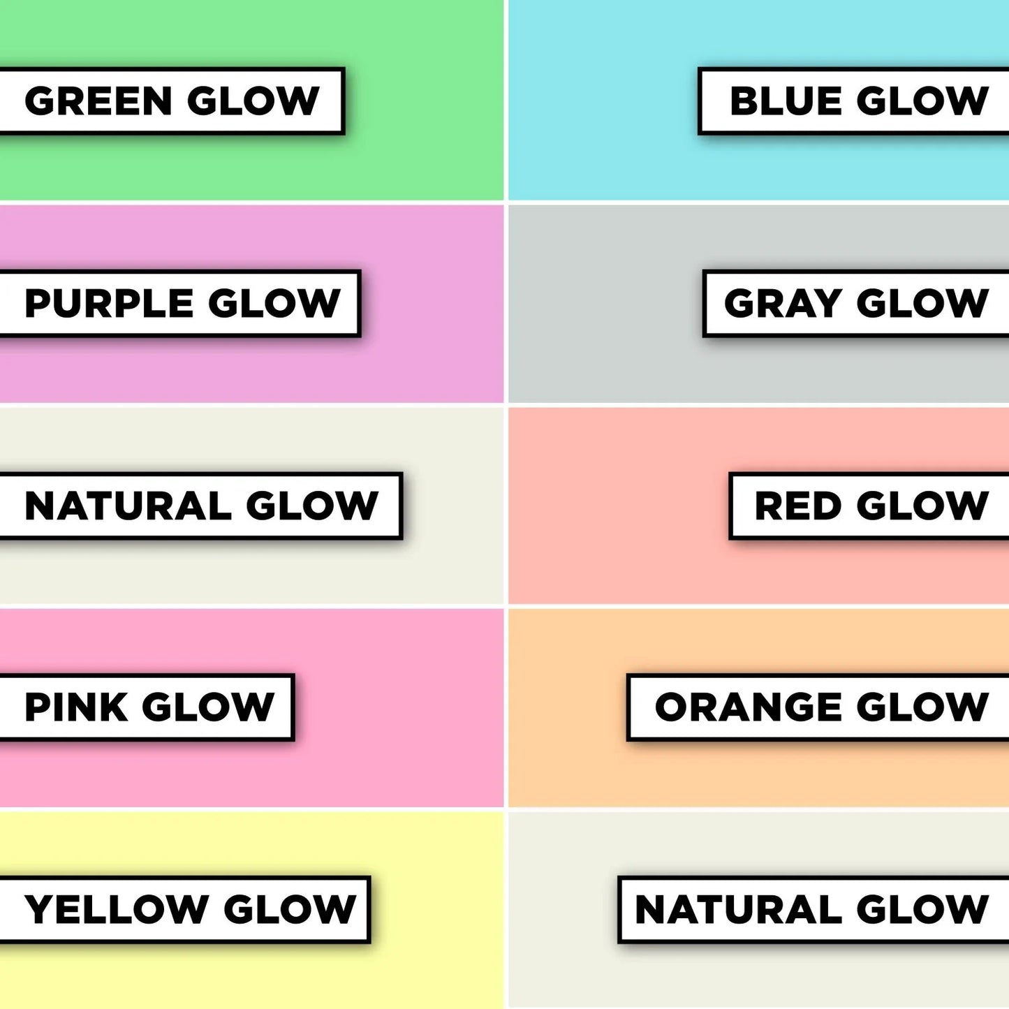 Tulip Puff Paint Glow, Multi-Surface Craft Paint, .75 fl. oz. 10 Pack