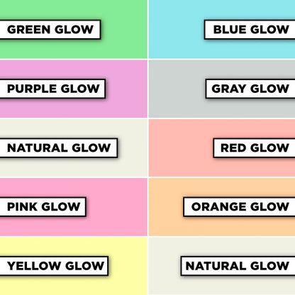 Tulip Puff Paint Glow, Multi-Surface Craft Paint, .75 fl. oz. 10 Pack