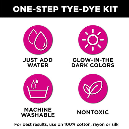 Tulip Glow in the Dark Cosmic 4-Color Tie-Dye Kit