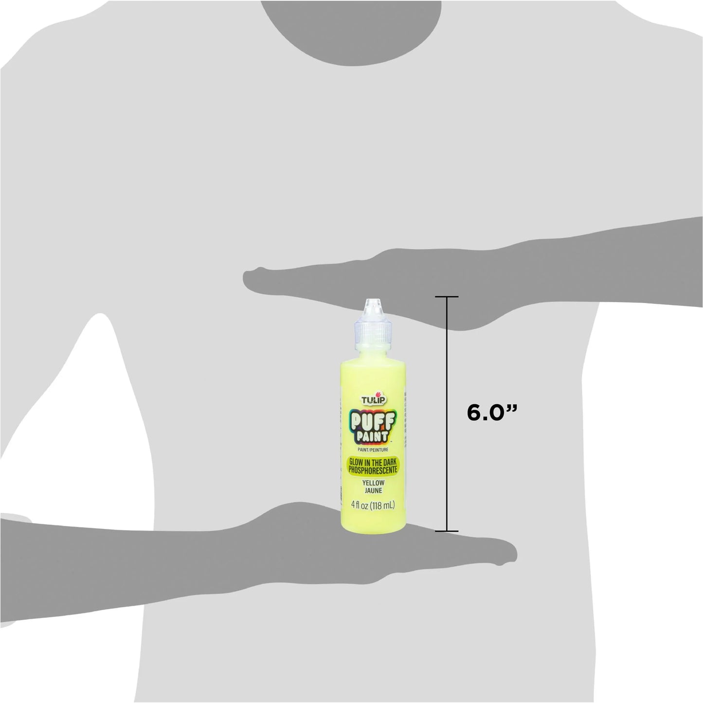 Tulip Puff Paint Glow Yellow 4 fl. oz.