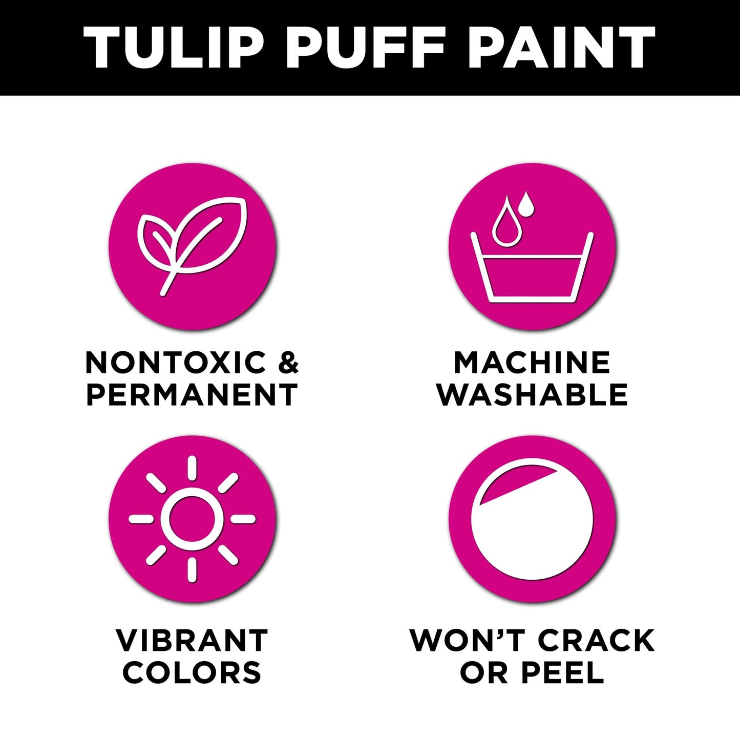 Tulip Puff Paint Glow Yellow 4 fl. oz.