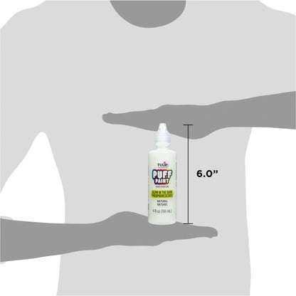 Tulip Puff Paint Glow Natural, Multi-Surface Craft Paint, 4 fl. oz. 3 Pack