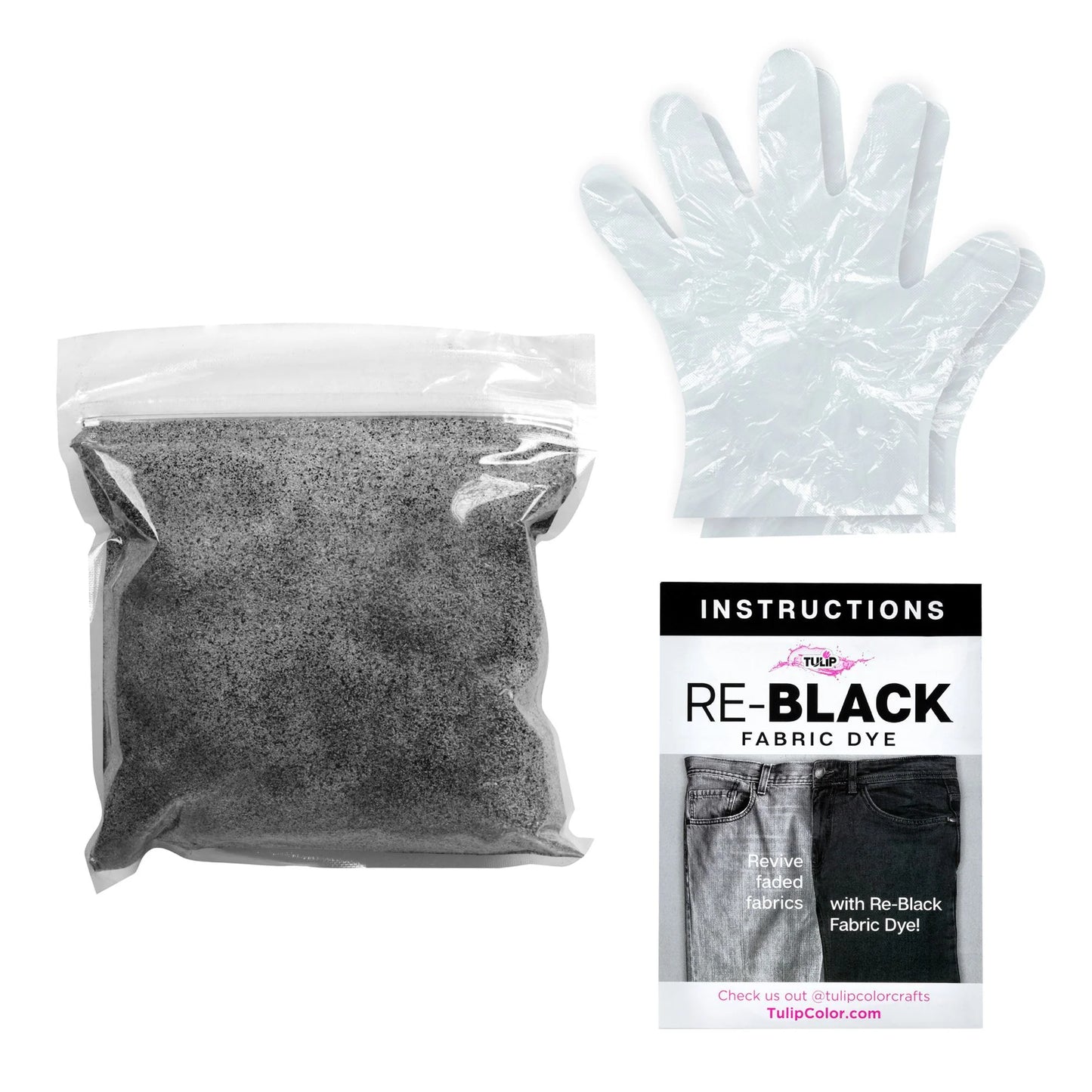 Tulip Re-Black Fabric Dye Kit