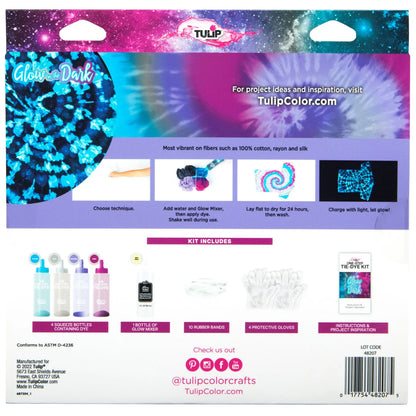 Tulip Glow in the Dark Cosmic 4-Color Tie-Dye Kit