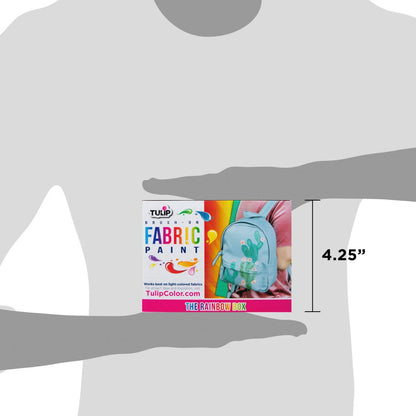 Tulip Brush-On Fabric Paint Rainbow 14 Pack