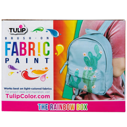 Tulip Brush-On Fabric Paint Rainbow 14 Pack
